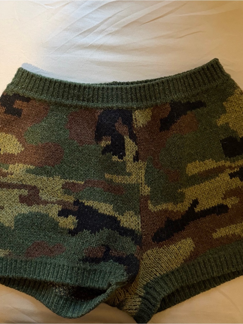 Miu Miu Camo Knit Sweater